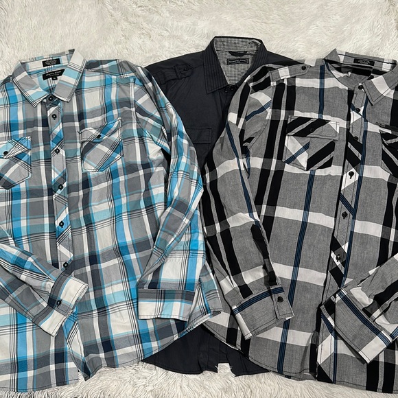 Eighty Eight Other - 🛞 Bundle of 3 Men’s XL Button Up Shirts
